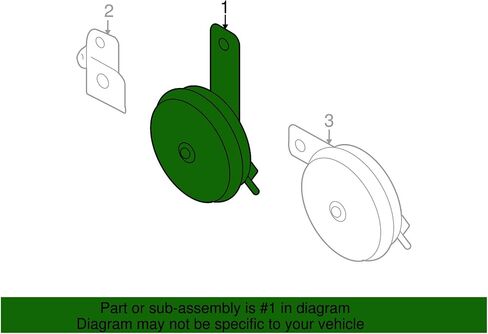 Genuine Subaru Parts - Horn Ay High (86029FG000), Standard in Saudi Arabia