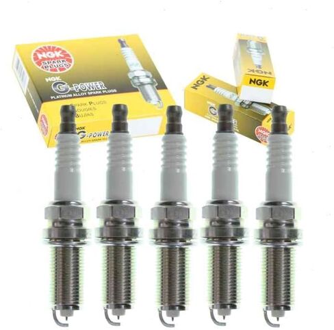 5 pc NGK G-Power Spark Plugs compatible with Volvo C30 2.4L 2.5L L5 2007-2013 in Saudi Arabia