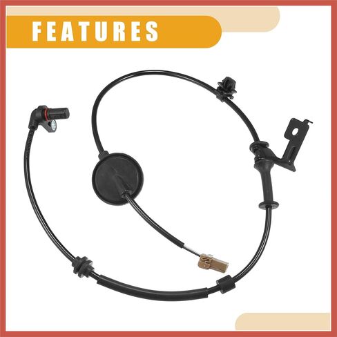 مستشعر ACROPIX ABS رقم 599101W000 - مستشعر سرعة عجلة ABS الخلفي الأيسر للسيارة - لسيارة Kia Rio 2012-2017 ABS معدن أسود - قطعة واحدة من قطع غيار السيارات in Saudi Arabia