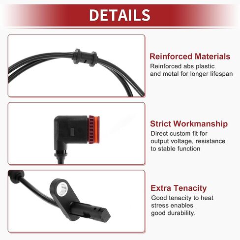 ACROPIX ABS Wheel Speed Sensor ABS Sensor Anti-lock Braking System Sensor for Mercedes-Benz E350 2014-2016 No.2129051001 in Saudi Arabia