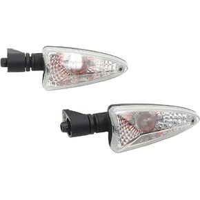 Motorcycle Front/Rear Blinker Turn Signal Light 120mm For F800R F800S K1300R/S F800GT F800ST F800GS S1000RR C600 G650GS F765GS Transparent （NO WIRE,ONLY LIGHT)