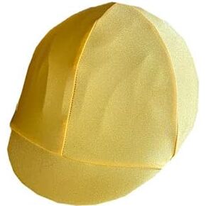 Equestrian Riding Helmet Cover - Yellow