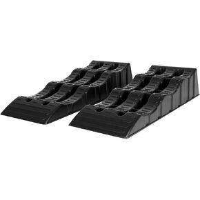OMAC Multi-Level Ramps for RV Trailer Camper Car Wheel Chocks/Stabilizer 2 pcs