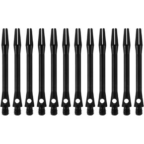 WINOMO 12Pcs 45mm Thread Aluminum Alloy Dart Stems, Darts Metal Tip Set, 2BA Thread Aluminum Dart Shafts for Steel Tip& Soft Tip Darts Outdoor Sports