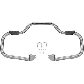 Mofun 1.25" Dyna Engine Guard Crash Bar Compatible with 2006-2017 Harley Dyna Fat Bob Super Wide Glide Low Rider Street Bob CVO etc,Gloss Black