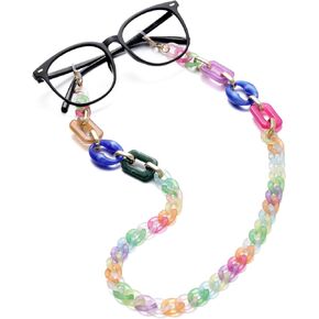 Cosace Acrylic Eyeglass Chain Glasses Chain for Women Eye Glasses Holders Around Neck Eyeglass Chains for Women