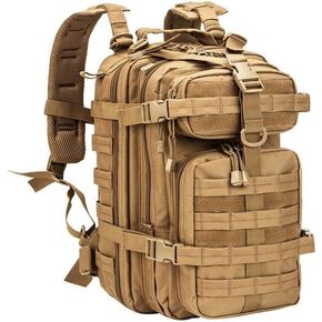 MultiPurpose Salute Military Tactical Backpack Army 3 Day Assault Pack Molle Bugout Bag Rucksack (Od Green)