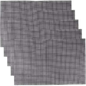 TEHAUX 5pcs Plastic Fish Tank Mesh Grid, 13"X20" Aquarium Screen Net Aquarium Fish Tank Divider Fish Tank Mesh Screen Net Aquarium Mesh Sheet Fish Tank Decoration Supplies, Black