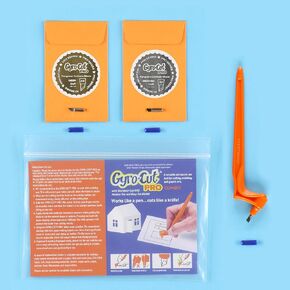 Gyro-Cut® PRO VALUE PACK | Latest Version from Crafty Brands | All 3 Blades types included | Papercraft and Stencil making made smooth