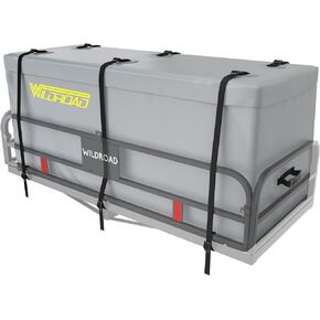 WILDROAD Hitch Cargo Carrier Bag 100% Waterproof 58.5" x 22" x 25" Hitch Cargo Bag 18.2 Cubic Feet Include 6 Reinforced Straps for Truck Pickup All Vehicle