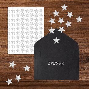 1056 PCS Metallic Gold Star Shaped Foil Labels Stickers (Each Measures 3/8" in Diameter)