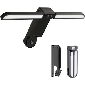 KraftGeek Music Stand Light Compatible with KraftGeek Bravo Music Stand, 2 Level of Brightness,1/4" Screw Mount Adapter, Black