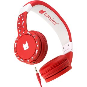 Tonies Foldable Wired Headphones for Kids - Comfortably Designed to fit On-Ear - Works with Toniebox and All 3.5mm Devices - Pink