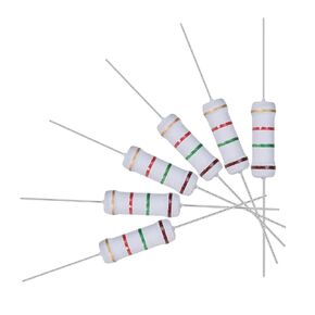 uxcell 30Pcs 1.5K Ohm Resistor, 2W 5% Tolerance Metal Oxide Film Resistors, Shaft Lead, Flame Proof for DIY Electronic Projects and Experiments