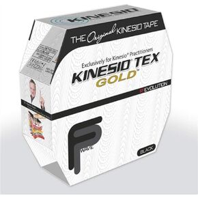 Kinesio Tex Gold FP Kinesiology Tape, 2" x 34 yds, Black, Roll,24-4883