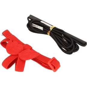 Zerodis Pet Bird Harness Leash, Lightweight Bird Flying Harness Anti Bite Bird Harness Leash for Parrots Pigeons Lovebird Red