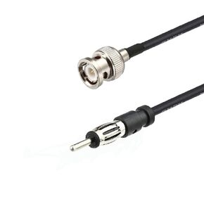 supmory F to AM/FM Adapter RG174 Coax Cable 12 inches Pigtail Jumper RF coaxial Cable for Radio Antenna