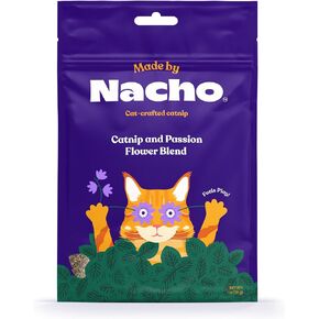 مصنوعة بواسطة ناتشو النعناع البري بواسطة بوبي فلاي، تستخدم لألعاب قطط القطط القابلة لإعادة الملء، علاج النعناع البري للقطط مع زهرة العاطفة لتخفيف التوتر (2 أونصة)، مكونات محدودة in Kuwait