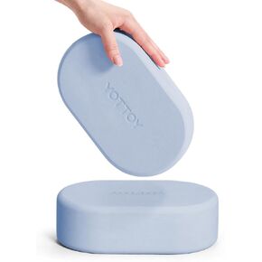 YOTTOY Foam Yoga Blocks(Set of 2) with Non-slip Surface,Foam Blocks Yoga Yoga Bricks 2 Pack for Yoga and Pilates,Gentle Support for Women and Kids