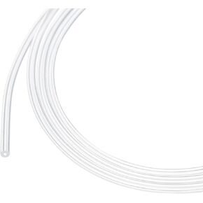 16ft 1/2" ID x 9/16" OD Silicone Tubing Clear 12.7mm x 14.3mm Industrial Plastic Tubing Pure Silicone Hoses for Pump Siphoning Draining Irrigation Brewing
