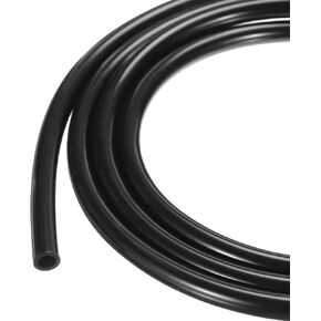 2m(7ft) 2mm(0.08") ID x 3mm(1/8") OD Silicone Tubing Clear Industrial Plastic Tubing Pure Silicone Hoses for Pump Siphoning Draining Irrigation Brewing