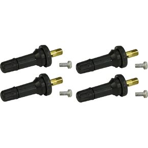 Muzzys (Set of Four VS-65 Rubber TPMS Tire Valve Square Stem FITS 2014 and Newer Dodge RAM 1500 2500 3500 and Jeep Cherokee Dill VS65