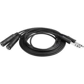 Wirenest General Aviation GA Dual Plug Headset Extension Cable