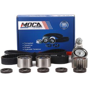 MOCA Timing Belt Kit with Tensioner for 1999-2011 Subaru Impreza & 1999-2010 Subaru Forester & 2006-2007 Subaru Outback 2.5L EJ22 EJ25 Engine #TCK304A