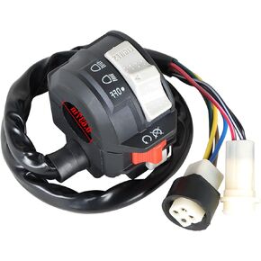 Silscvtt Handlebar Control Engine Headlight Switch Replacement for Yamaha 350 YFM35F 1987-1992 / Warrior 350 YFM 350X 1987-1995