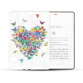 MightySkins Glossy Glitter Skin Compatible with Amazon Kindle Paperwhite 5 6.8-inch 11th Gen (2021) Full Wrap - Wildheart | Protective High-Gloss Glitter Finish | Easy to Apply | Made in The USA