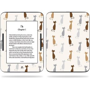 MightySkins Skin Compatible With Barnes & Noble NOOK GlowLight 3 (2017) - Cat Lady | Protective, Durable, and Unique Vinyl Decal wrap cover | Easy To Apply, Remove | Made in the USA