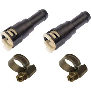 Muzzys (SET OF TWO) UPGRADED 800-403 Stronger than OEM Heater Core Coolant Hose Quick Disconnect Connector w/Clamp ONLY FITS: 5/8" Tube and 5/8" Hose. FITS: Many Buick Chevrolet Ford GMC Oldsmobile