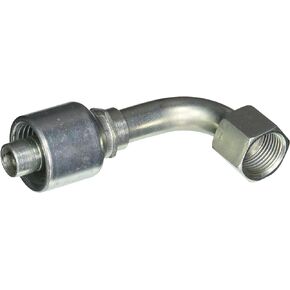 Gates G25179-1212 Female JIC 37 Flare Swivel - 90 Bent Tube (MegaCrimp)