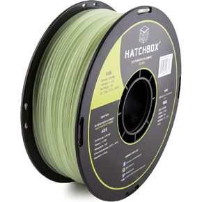 خيوط طابعة ثلاثية الأبعاد من HATCHBOX ABS، دقة الأبعاد +/- 0.05 مم، بكرة 1 كجم، 3.00 مم، أسود in Kuwait