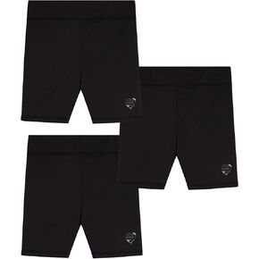 Body Glove Girls' Active Bike Shorts - 3 Pack Performance Under Dress Cartwheel Shorts: Dance Volleyball Yoga Shorts (7-12) in Saudi Arabia
