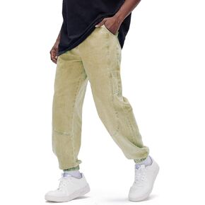 Heyfanee Men's Drop Crotch Jogger Jeans