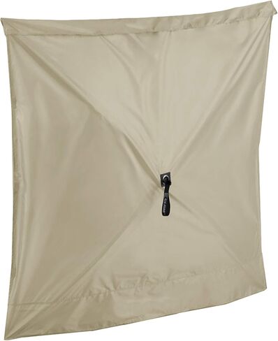 مأوى CLAM Quick Set Venture مقاس 9 × 9 أقدام محمول للتخييم في الهواء الطلق، خيمة محور شاشة سريعة التركيب باللون البني + البطلينوس، ملحق فقط، أسمر ضارب للصفرة (عبوتان) in Kuwait