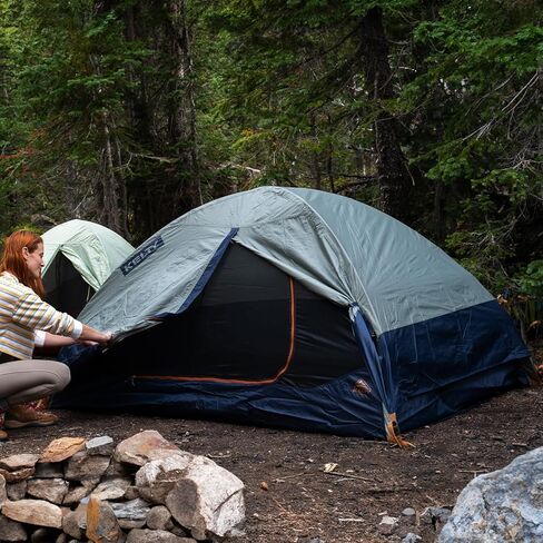 خيمة Kelty Late Start لحقائب الظهر - مأوى خيمة تخييم خفيف الوزن لشخصين مع زوايا سريعة، وأعمدة من الألومنيوم، وذبابة بولي مقاومة للماء، تم تحديثها لعام 2024 in Kuwait