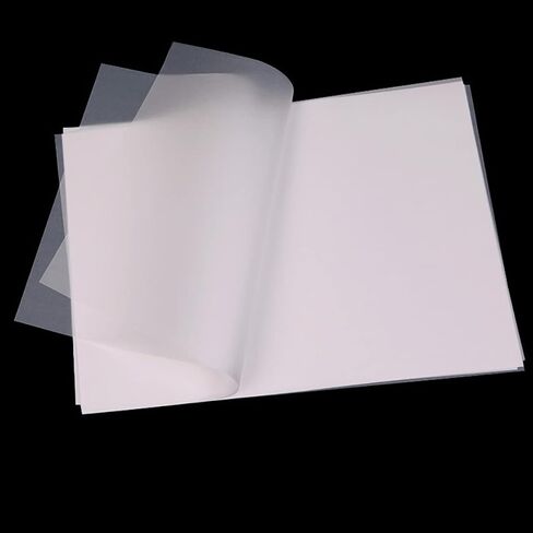 STOBOK 200 Pcs Artist Tracing Paper A3 Paper Semi Transparent Trace Paper Plotter Paper Copy Papers for DIY Calligraphy Tracing Paper Printable Tracing Pen White A4 Sketch Paper in Saudi Arabia
