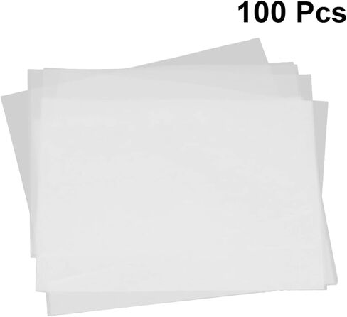 STOBOK 200 Pcs Artist Tracing Paper A3 Paper Semi Transparent Trace Paper Plotter Paper Copy Papers for DIY Calligraphy Tracing Paper Printable Tracing Pen White A4 Sketch Paper in Saudi Arabia