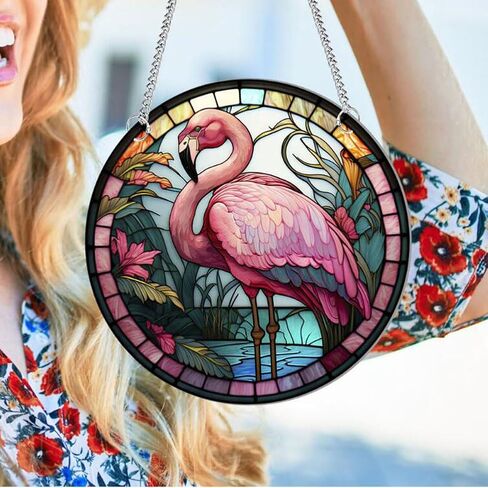 7.9'' Acrylic Window Hanging Decor,Stained Panel Hangings Decorative Acrylic Wall Decor Colorful Ornament Window Hangings for Outdoor Indoor Decor(Marine Turtle) in Saudi Arabia