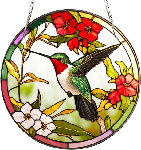 7.9'' Acrylic Window Hanging Decor,Stained Panel Hangings Decorative Acrylic Wall Decor Colorful Ornament Window Hangings for Outdoor Indoor Decor(Marine Turtle) in Saudi Arabia