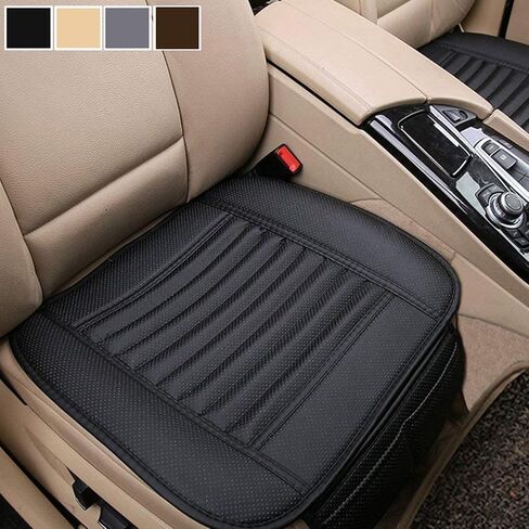 Big Ant Breathable Car Seat Cover 1Pack PU Leather Car Seat Cushion Pad Fit for Car and Office Chair (Black) in Saudi Arabia