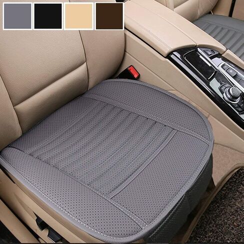 Big Ant Breathable Car Seat Cover 1Pack PU Leather Car Seat Cushion Pad Fit for Car and Office Chair (Black) in Saudi Arabia
