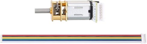 uxcell GA12-N20 6V 150RPM DC Gear Motor with Encoder Speed Velocity Measurement for Mini Car Balance Motor Encoder DIY in Saudi Arabia