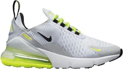 Nike Air Max 270 White/Black Volt Heatseekers Size 6.5 Big Kid in Saudi Arabia