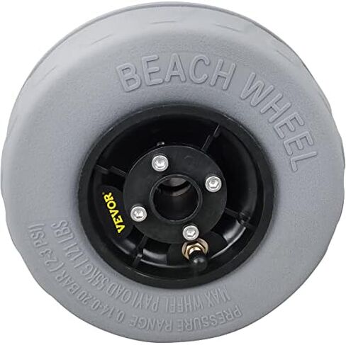 عجلات بالون الشاطئ، إطارات رملية بديلة مقاس 13 بوصة، إطارات عربة من مادة TPU لقوارب الكاياك دوللي وعربة الزورق والعربات التي تجرها الدواب مع مضخة هواء مجانية، عبوتان in Kuwait