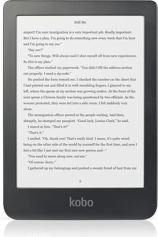 القارئ الإلكتروني Kobo Clara HD 6 بوصة Carta E Ink الذي يعمل باللمس (متجدد) in Saudi Arabia