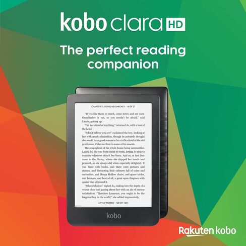 القارئ الإلكتروني Kobo Clara HD 6 بوصة Carta E Ink الذي يعمل باللمس (متجدد) in Saudi Arabia