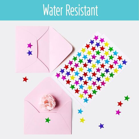 1056 PCS Metallic Gold Star Shaped Foil Labels Stickers (Each Measures 3/8" in Diameter) in Saudi Arabia